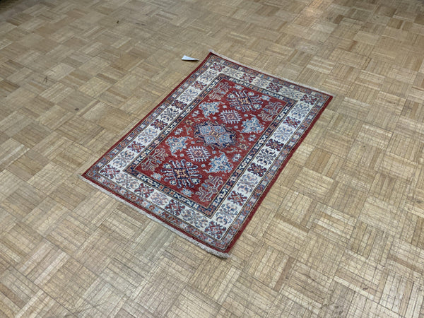 NEW 3ft. x 4ft. TRANSITIONAL KAZAK - David Tiftickjian & Sons