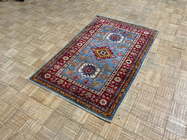 NEW 3ft. x 5ft. TRANSITIONAL  KAZAK - David Tiftickjian & Sons