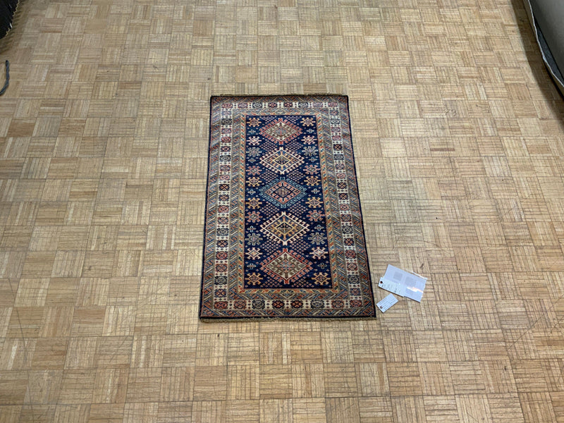 NEW 3ft. x 5ft. TRANSITIONAL  KAZAK - David Tiftickjian & Sons