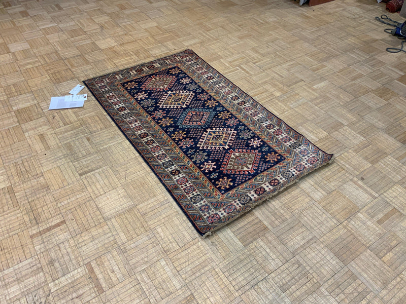 NEW 3ft. x 5ft. TRANSITIONAL  KAZAK - David Tiftickjian & Sons