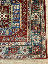NEW 4ft. x 6ft. GEOMETRIC KAZAK - David Tiftickjian & Sons