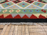 NEW 4ft. x 6ft. GEOMETRIC KILIM - David Tiftickjian & Sons