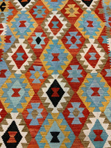 NEW 4ft. x 6ft. GEOMETRIC KILIM - David Tiftickjian & Sons