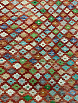 NEW 4ft. x 6ft. GEOMETRIC KILIM - David Tiftickjian & Sons