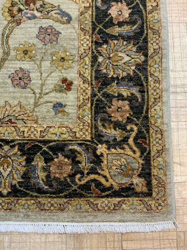 NEW 4ft. x 6ft. TRANSITIONAL KASHAN - David Tiftickjian & Sons