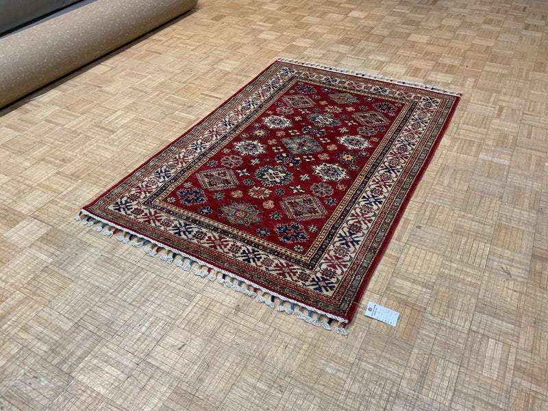 NEW 4ft. x 6ft. TRANSITIONAL KAZAK - David Tiftickjian & Sons