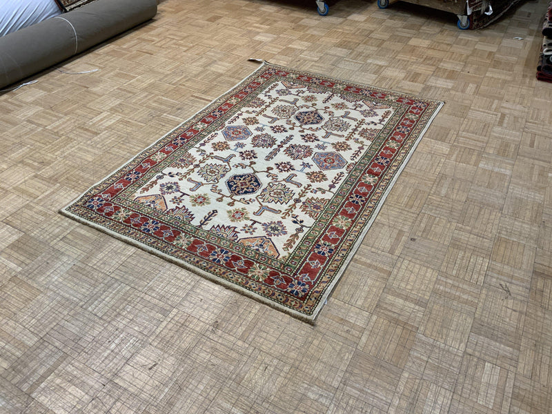 NEW 4ft. x 6ft. TRANSITIONAL KAZAK - David Tiftickjian & Sons
