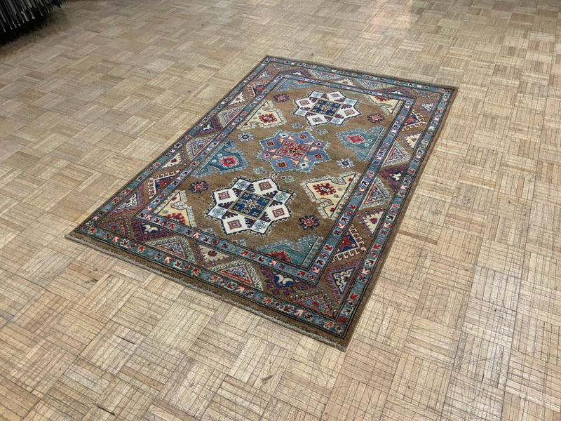 NEW 4ft. x 6ft. TRANSITIONAL KAZAK - David Tiftickjian & Sons