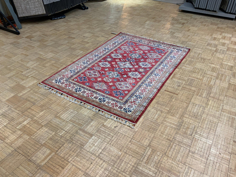 NEW 4ft. x 6ft. TRANSITIONAL KAZAK - David Tiftickjian & Sons