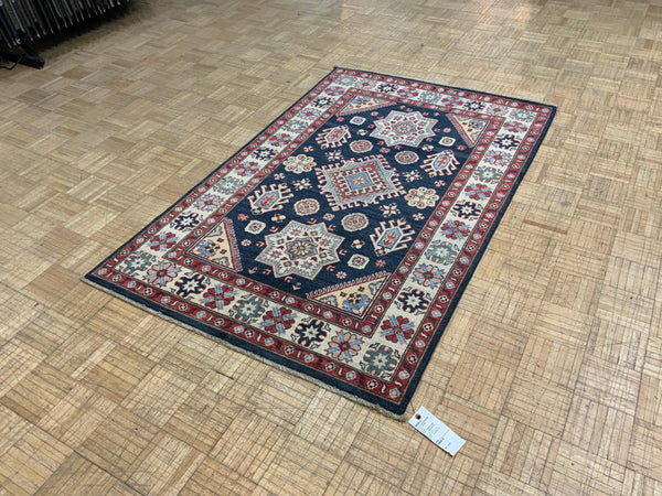 NEW 4ft. x 6ft. TRANSITIONAL KAZAK - David Tiftickjian & Sons