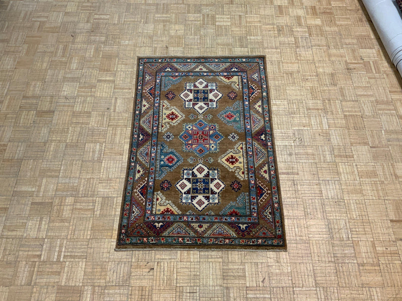 NEW 4ft. x 6ft. TRANSITIONAL KAZAK - David Tiftickjian & Sons