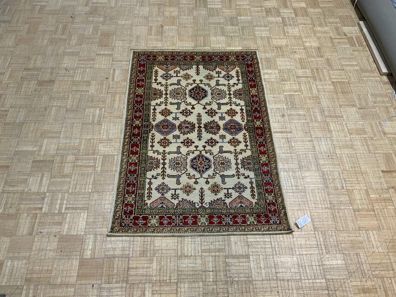 NEW 4ft. x 6ft. TRANSITIONAL KAZAK - David Tiftickjian & Sons