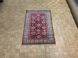 NEW 4ft. x 6ft. TRANSITIONAL KAZAK - David Tiftickjian & Sons
