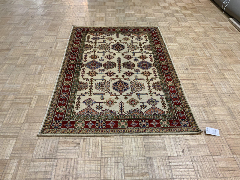 NEW 4ft. x 6ft. TRANSITIONAL KAZAK - David Tiftickjian & Sons