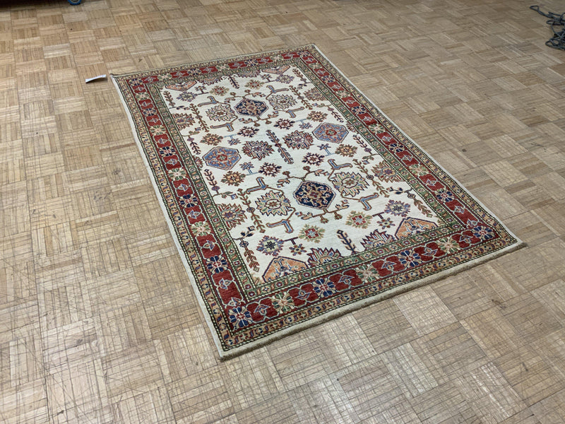 NEW 4ft. x 6ft. TRANSITIONAL KAZAK - David Tiftickjian & Sons