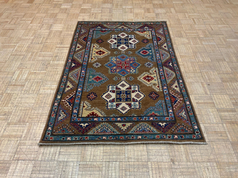 NEW 4ft. x 6ft. TRANSITIONAL KAZAK - David Tiftickjian & Sons