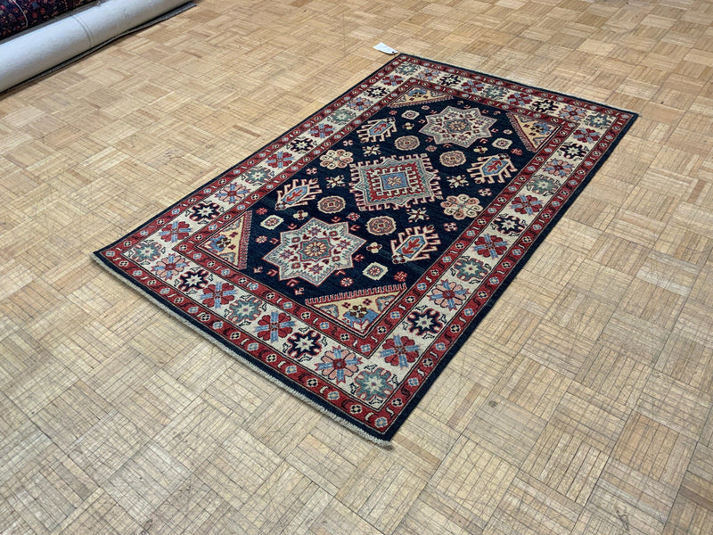 NEW 4ft. x 6ft. TRANSITIONAL KAZAK - David Tiftickjian & Sons