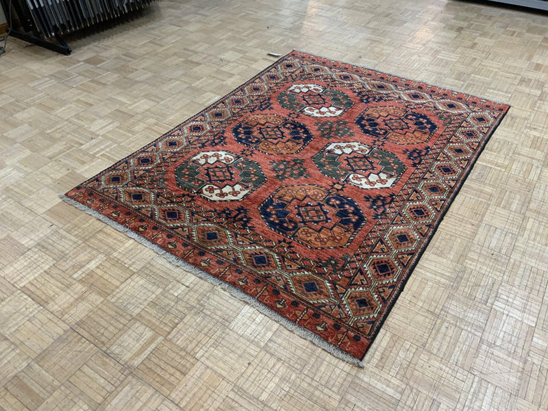 NEW 5ft. x 7ft. GEOMETRIC BOKARA - David Tiftickjian & Sons