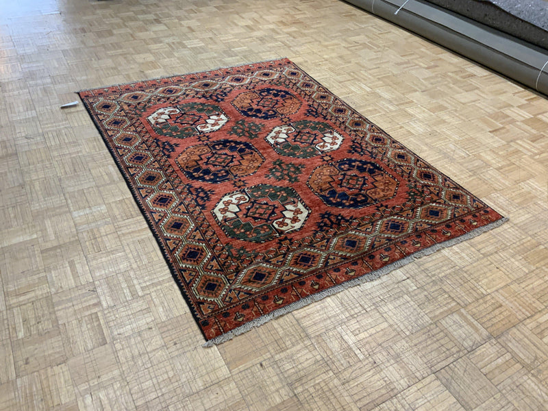 NEW 5ft. x 7ft. GEOMETRIC BOKARA - David Tiftickjian & Sons