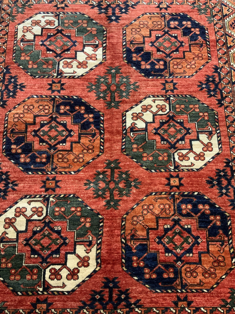 NEW 5ft. x 7ft. GEOMETRIC BOKARA - David Tiftickjian & Sons