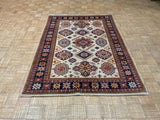 NEW 5ft. x 7ft. TRANSITIONAL  KAZAK - David Tiftickjian & Sons