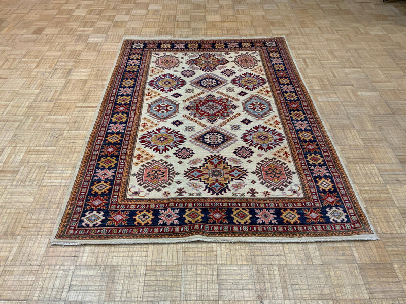 NEW 5ft. x 7ft. TRANSITIONAL  KAZAK - David Tiftickjian & Sons