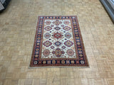 NEW 5ft. x 7ft. TRANSITIONAL  KAZAK - David Tiftickjian & Sons