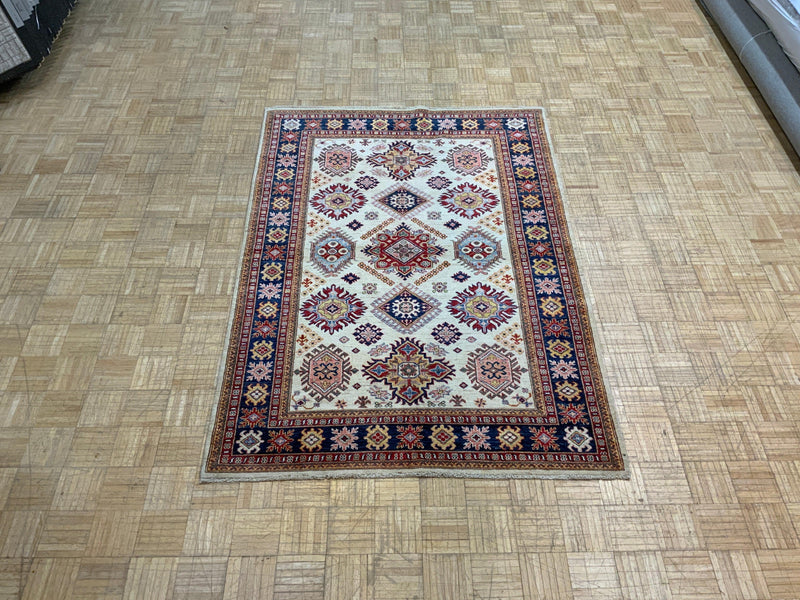 NEW 5ft. x 7ft. TRANSITIONAL  KAZAK - David Tiftickjian & Sons