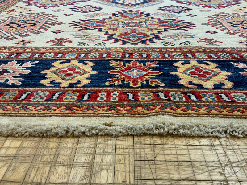 NEW 5ft. x 7ft. TRANSITIONAL  KAZAK - David Tiftickjian & Sons
