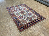 NEW 5ft. x 7ft. TRANSITIONAL  KAZAK - David Tiftickjian & Sons
