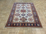 NEW 5ft. x 7ft. TRANSITIONAL  KAZAK - David Tiftickjian & Sons