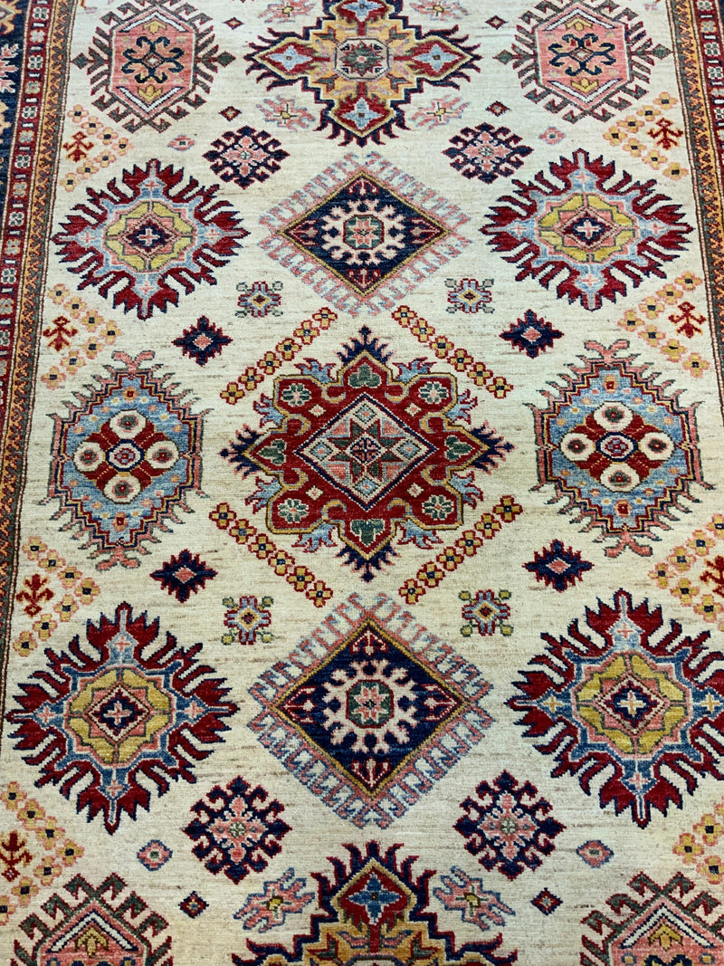NEW 5ft. x 7ft. TRANSITIONAL  KAZAK - David Tiftickjian & Sons
