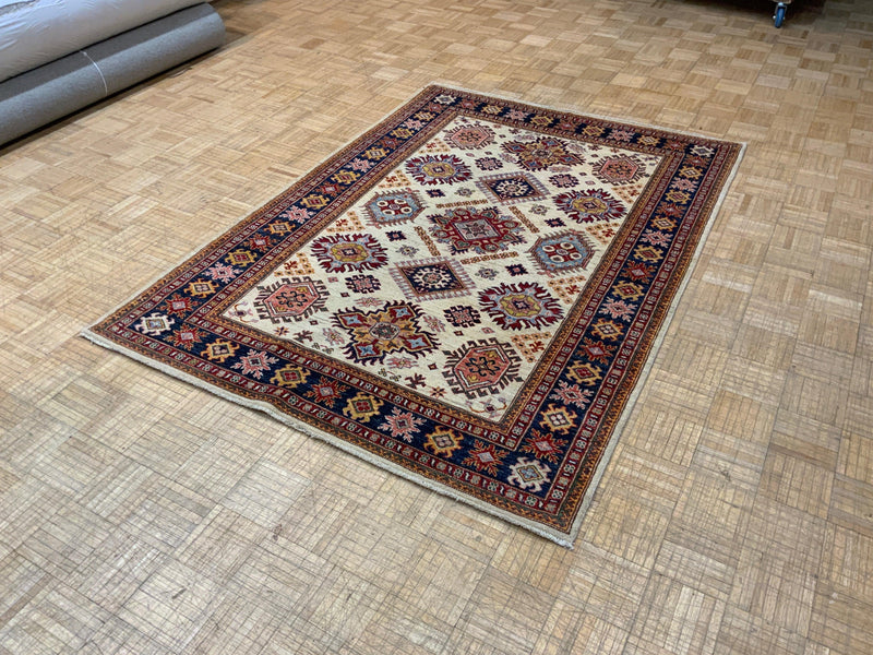 NEW 5ft. x 7ft. TRANSITIONAL  KAZAK - David Tiftickjian & Sons