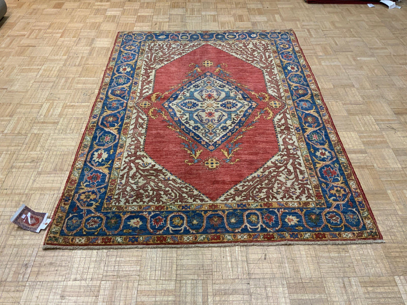 NEW 5ft. x 7ft. TRANSITIONAL MAHAL - David Tiftickjian & Sons
