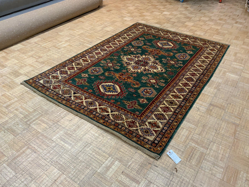 NEW 5ft. x 8ft. TRANSITIONAL KAZAK - David Tiftickjian & Sons