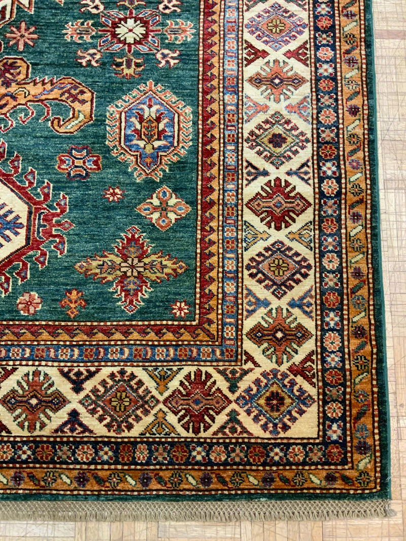 NEW 5ft. x 8ft. TRANSITIONAL KAZAK - David Tiftickjian & Sons