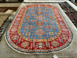 NEW 5ft. x 8ft. TRANSITIONAL KAZAK - David Tiftickjian & Sons