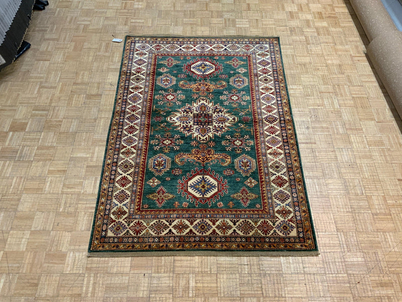 NEW 5ft. x 8ft. TRANSITIONAL KAZAK - David Tiftickjian & Sons