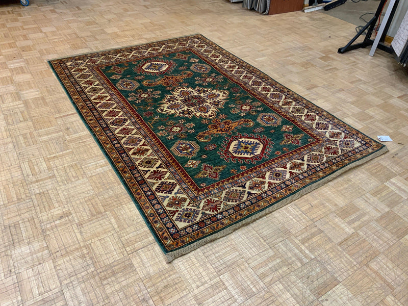 NEW 5ft. x 8ft. TRANSITIONAL KAZAK - David Tiftickjian & Sons