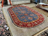 NEW 5ft. x 8ft. TRANSITIONAL KAZAK - David Tiftickjian & Sons