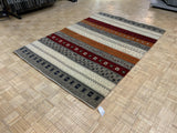 NEW 6ft. x 8ft. TRANSITIONAL GABBEH - David Tiftickjian & Sons