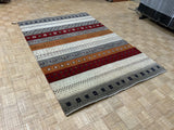 NEW 6ft. x 8ft. TRANSITIONAL GABBEH - David Tiftickjian & Sons