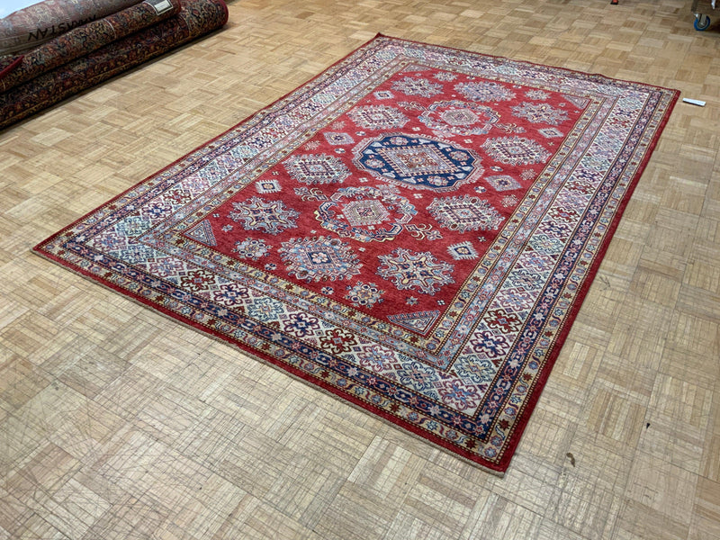 NEW 6ft. x 9ft. GEOMETRIC KAZAK - David Tiftickjian & Sons