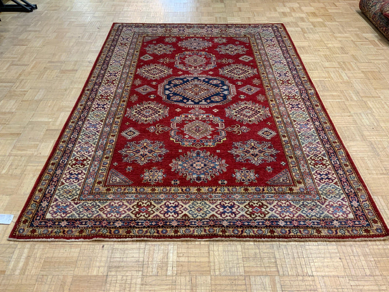 NEW 6ft. x 9ft. GEOMETRIC KAZAK - David Tiftickjian & Sons