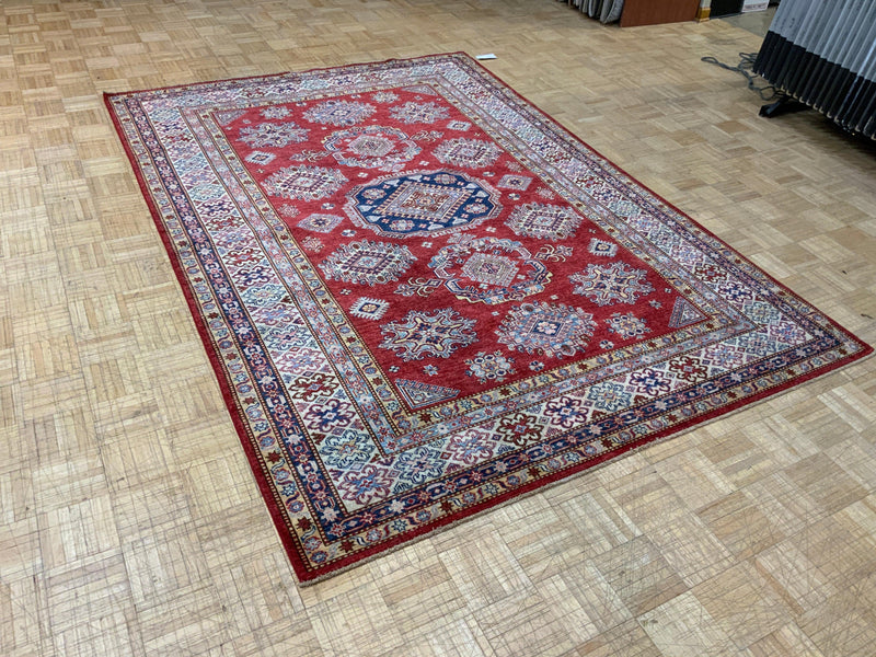 NEW 6ft. x 9ft. GEOMETRIC KAZAK - David Tiftickjian & Sons