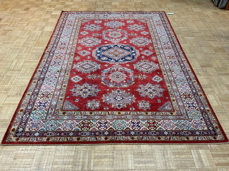NEW 6ft. x 9ft. GEOMETRIC KAZAK - David Tiftickjian & Sons