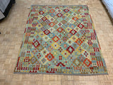 NEW 8ft. x 10ft. GEOMETRIC KILIM - David Tiftickjian & Sons