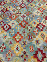 NEW 8ft. x 10ft. GEOMETRIC KILIM - David Tiftickjian & Sons