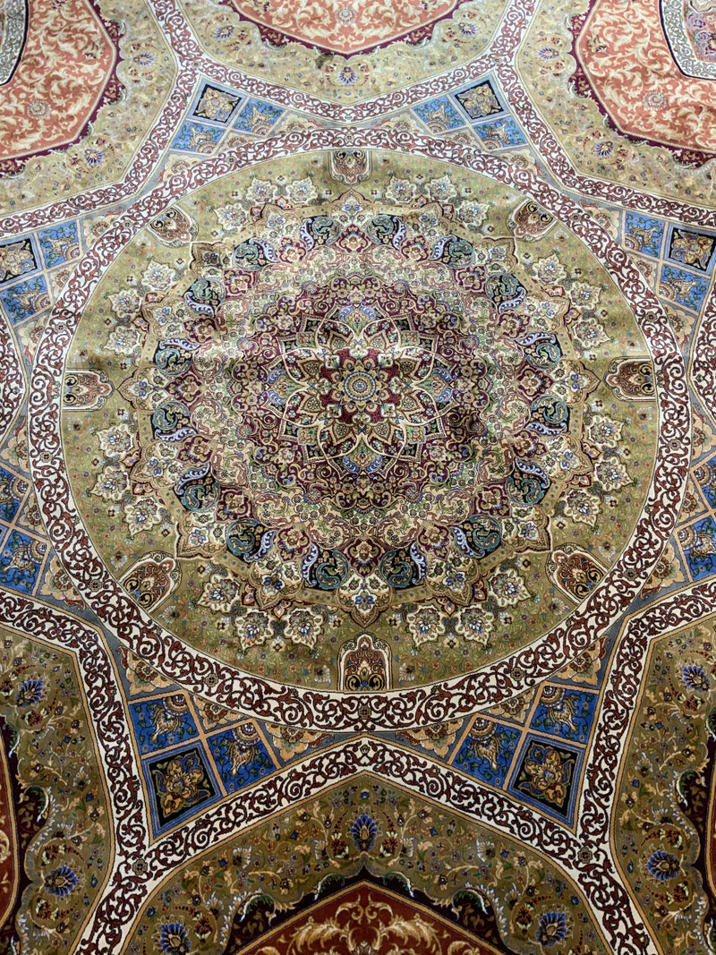 NEW 8ft. x 10ft. TRADITIONAL TABRIZ - David Tiftickjian & Sons