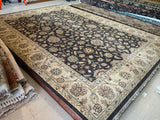 NEW 9ft. x 12ft. TRADITIONAL KASHAN - David Tiftickjian & Sons